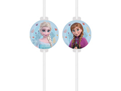 Születésnapi szívószálak Frozen - Ice Age - 4 db.