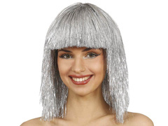 Ezüst fóliás paróka - 1 db.