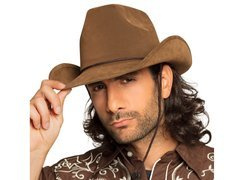 Barna cowboy kalap - 1 db.