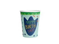 Papírpoharak Dinoszauruszok - 250 ml - 8 db.