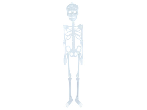 Fluoreszkáló függő dekoráció Skeleton - 75 cm - 1 db.