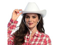 Fehér cowboy kalap - 1 db.