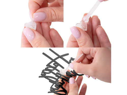 Boldog születésnapot tortadísz - fekete - 1 db.