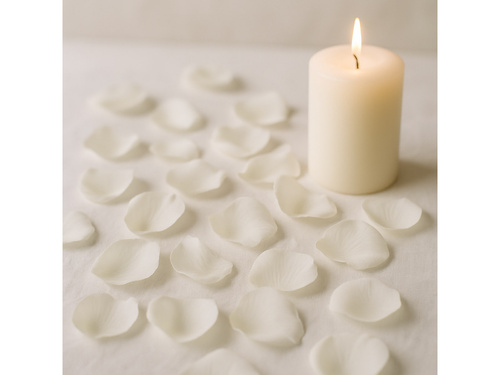 Rózsaszirmok - fehér - 500 db.