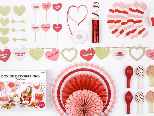 Party Box - Party Box - Édes szerelem születésnapi dekoráció készlet