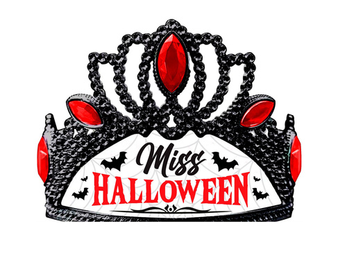 Miss Halloween korona - 1 db.