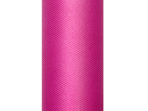 Fukszia sima tüll - 30 cm x 9 méter - 1 db.