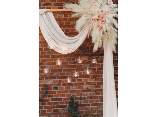 Muszlin háttérszövet fehér - 10 m - 1 db.