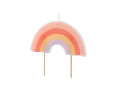 Születésnapi gyertya Rainbow - 4,5 cm - 1 db.
