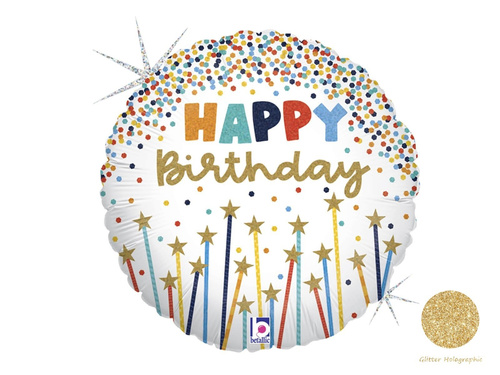 Boldog születésnapot fólialufi - 46 cm - 1 db.