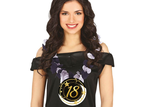 Születésnapi nyaklánc a tizennyolcadik születésnapi partira - 1 db.