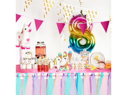 Egyszarvú medál dekoráció - 2 db.