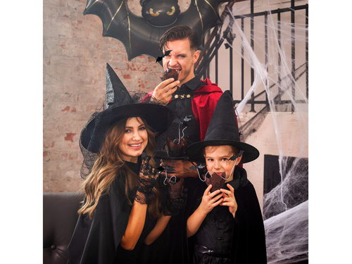 Halloween denevér cupcake picks - 6 db.