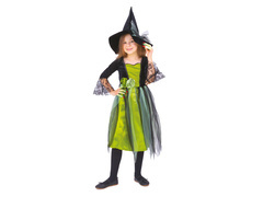 Zöld boszorkány jelmez - 1 db.