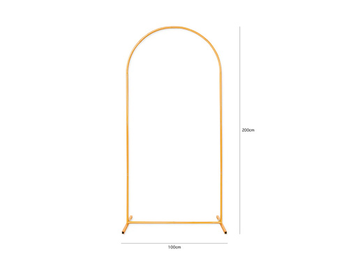 Léggömb íves keret arany - 100 x 200 cm - 1 db.