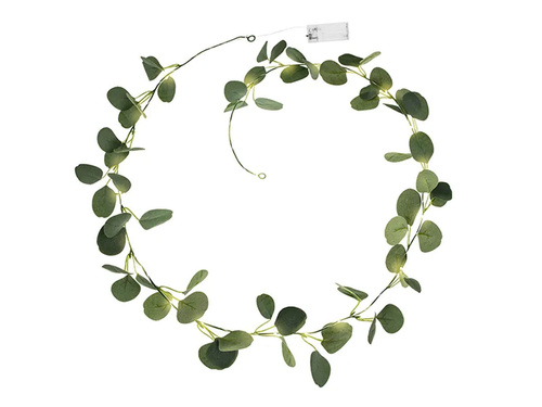 Eukaliptusz füzér LED fényekkel - 200 cm - 1 db.