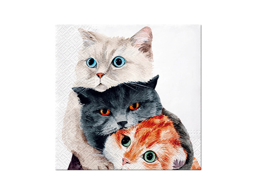 Macska szalvéta - 33 cm - 20 db.