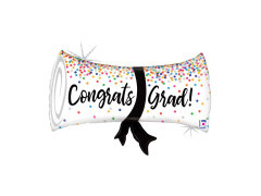 Ballagási gratuláció fólialufi - 27" - 1 db.