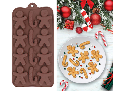 Karácsonyi kekszforma - 12 db.