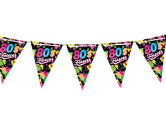 80's Forever zászló banner - 300 cm - 1 db.