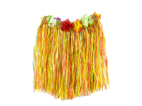 Hawaii rövid szoknya többszínű - 40 cm - 1 db.