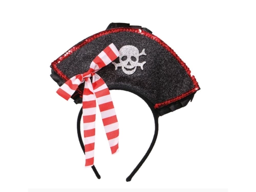 Band kalózkalap masnival - 1 db.