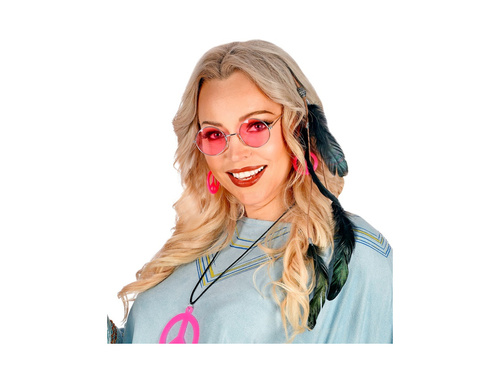 Fekete kitűző tollakkal