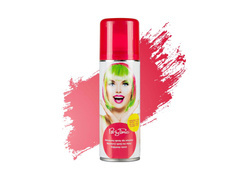 Mosható neon hajspray 125 ml - piros