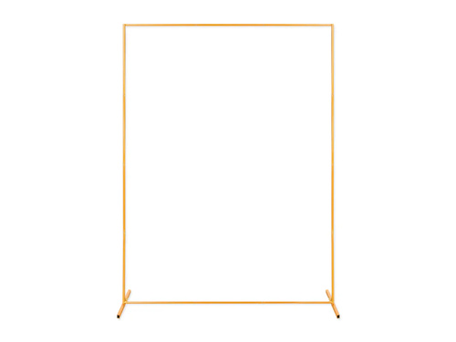 Téglalap alakú arany lufi keret - 160 x 210 cm - 1 db.