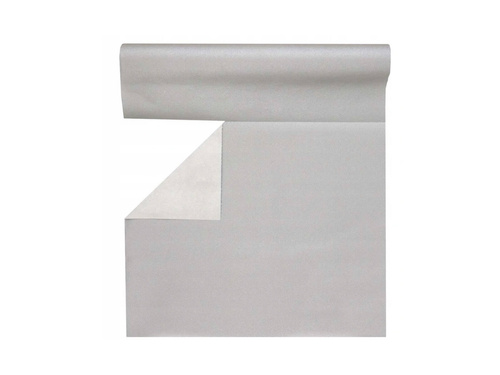 Asztali futó dekoráció 3in1 - ezüst - 40 cm x 4,8 m - 1 db.