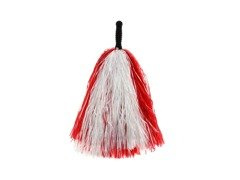Fehér és piros pomponok - 1 db.
