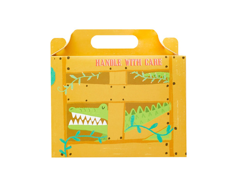 Krokodil édességes doboz - 19cm x 24cm - 5 db.