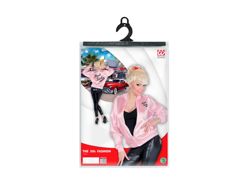 Rózsaszín szatén kabát nőknek - 50-es évek stílus - 50-es évek Lady