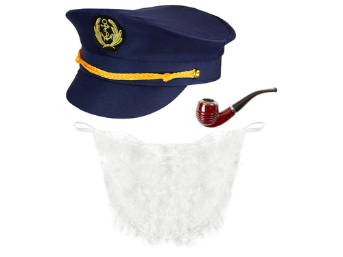 Hajókapitány készlet - 1 kpl.