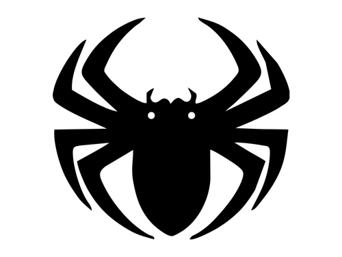 Halloween papírpók 13-15 cm - 1 db.