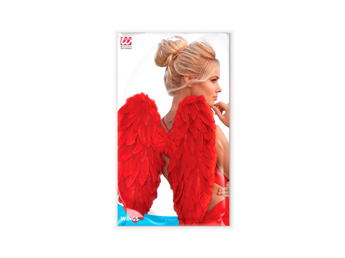 Piros összecsukható tollszárnyak 50×50 cm