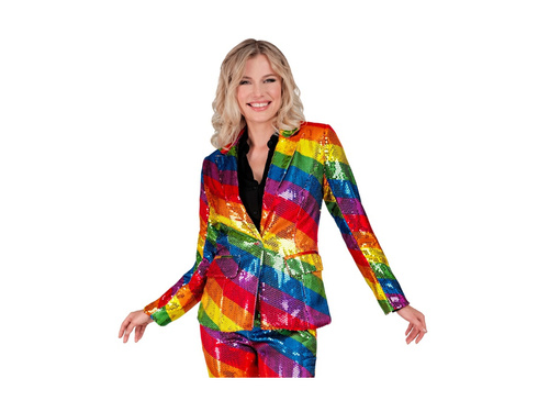 Party Fashion party dzseki - szivárványos flitteres