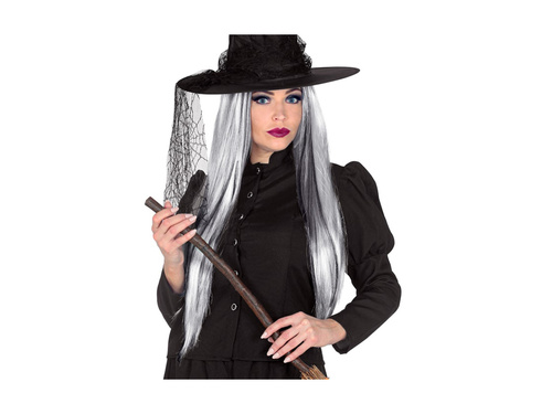 Kísérteties szellem paróka fekete-fehér