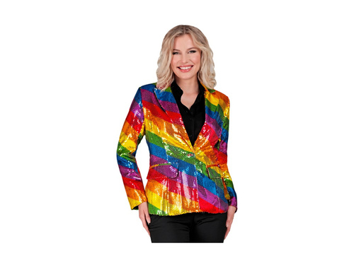 Party Fashion party dzseki - szivárványos flitteres