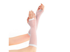 Fehér hálós kesztyű - 24 cm