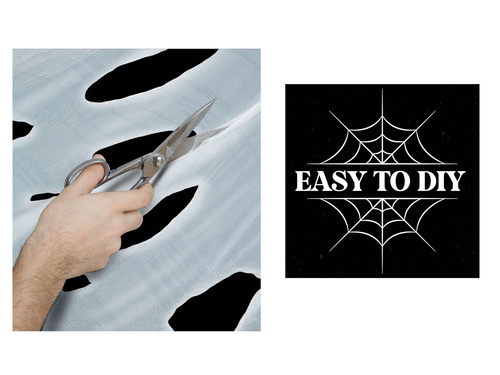 DIY pókháló Halloweenre - 1 db.