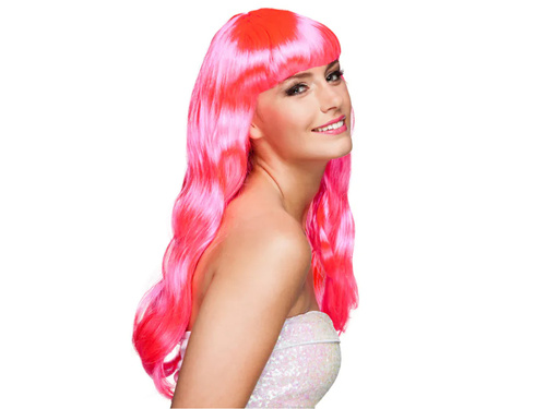 Rózsaszín paróka rojtokkal - 1 db.