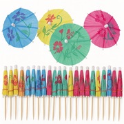 Papír esernyők italokhoz - 10 cm - 50 db.