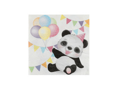Panda papírszalvéta - 33 cm - 20 db.