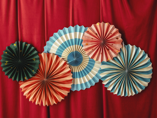 Akasztós rozetták - 5 db.