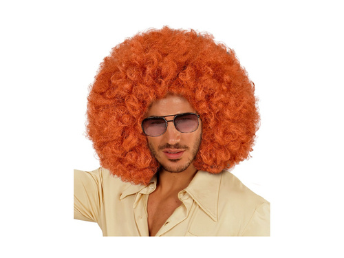 Vörös hajú nagy afro paróka