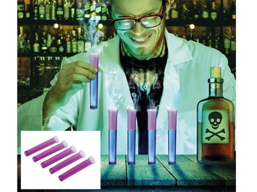 Lila kémcsőpoharak - 4 db.