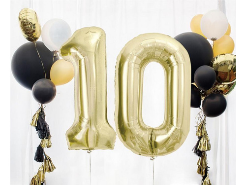 Pezsgő szám 0 fólialufi - 85 cm - 1 db.