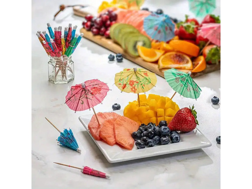 Papír esernyők italokhoz - 10 cm - 100 db.