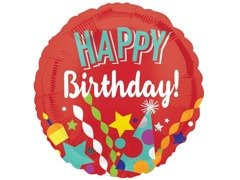 Boldog születésnapot fólialufi - 43 cm - 1 db.